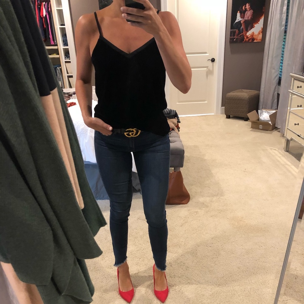Banana republic velvet Cami